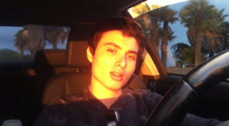A screenshot from Elliot Rodger's video announcing his murderous plans. 